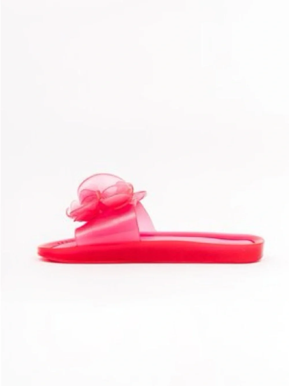 Y/Project x Melissa Floral Jelly Slide sandals in red PVC Size 7